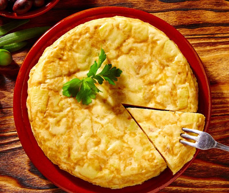 Receta Tortilla de patatas fit